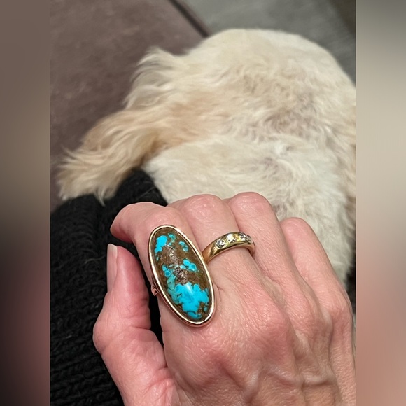 Various vintage, antique & designer jewelry pieces in 14K and 18K gold - Picture 9 of 13